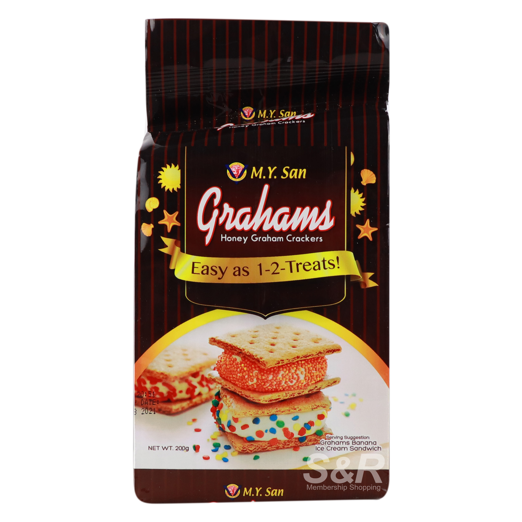 M.Y. San Grahams Honey Graham Crackers 200g